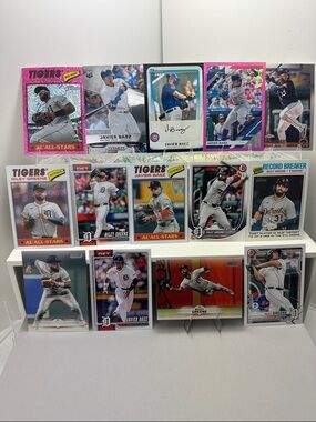 Javier Baez and Riley Greene Bowman’s 1st rookies w/ Gleyber Torres lot of 14